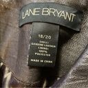 Lane Bryant  women’s 18/20 brown leather coat Photo 5