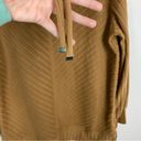 Nine West  Fuzzy Tan Ribbed Hoodie Photo 3