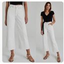 AG Adriano Goldschmied Rosie workwear wide leg crop jeans AG Adriano Goldschmeid Size 26 Cream Photo 1