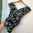 Modcloth NEW NWT  The Kelsie One Piece Swimsuit Floral Black Blue Floral Padded Photo 8