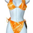 Naked Wardrobe  Sun Sand & String
Bikini 2 Piece Dreamsicle Orange Large NWT Photo 6