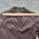 Banana Republic  Women’s Blazer Brown Size 8 Career Suit Business Casual Jacket Photo 6