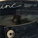 INC  Silver studded side panel skinny jeans! Distressed Hem Photo 5