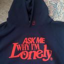 Lonely Ghost Heavyweight Sweatshirt - Ask Me Why I’m Lonely Photo 4