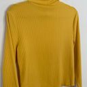 Wild Fable turtleneck top crop length mustard yellow  Photo 6