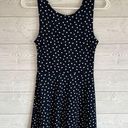Divided  Navy Polka Dot fit & flare sleeveless dress Size 6 Photo 0