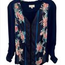 Modcloth  Semi-sheer Floral Blouse S Photo 0