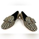 Salvatore Ferragamo  Sarno Bow Embellished Raffia Low Heel Loafers US 5 - EU 35.5 Photo 9