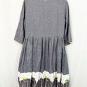 Krass&co BRYONY . Half Button Down Collared Pleated Story Book Linen Dress Photo 3