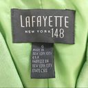 Lafayette 148 Linen Blazer Suit Jacket Button Front Lined Green Size 6 Photo 3