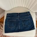 Edikted Dark Wash Denim Mini Skirt Photo 1