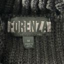 Forenza  Sweater Womens Medium Black Cowl Neck Chunky 80s 90s Y2K Casual Vintage Photo 4