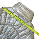 Guess  quilted pearlescent silver puffer jacket Photo 11