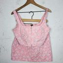 Wild Fable  Floral Corset Pink Mini Skirt Set Size Large Photo 0