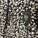 Billabong  Black and White Spotted Kimono swim Cover up cardigan S/M Photo 2