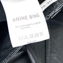 ANINE BING  Lambskin Leather High Rise Skinny Pants Photo 10