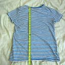 Polo NWOT  Ralph Lauren Blue & White Striped Cotton T-Shirt Size Small Photo 7