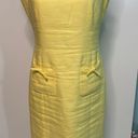 Talbots Linen Blend Sheath Dress Size 6 Photo 0