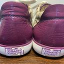 Coach  Barrett logo, purple sneaker size 9 ￼q322 Photo 5