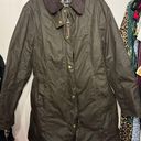 Barbour  Belsay Wax Coat in Olive Photo 5