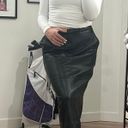 Princess Polly Leather Skirt Long Photo 0