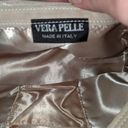 Vera Pelle   Leather Elongated Hobo Bag Rivets  Y2K Domed Rivets Photo 5