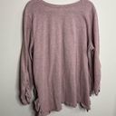 Terra & Sky Women's  Pink Long Sleeve Sweater- 2X Photo 2