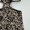 Rebecca Minkoff  Winnie Floral Halter Top Twist Front Flower Tank Top Satin Large Photo 11