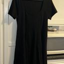 Torrid black skater style flute dress 0/14/16 Photo 3