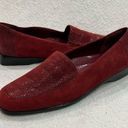 Trotters Slip On Dark Red Jenn Mini Dots Leather Loafers 8.5 Photo 5