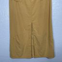 Patagonia  Women 6 Mustard Yellow Maxi Skirt Slit Pockets Outdoor Gorpcore Photo 1