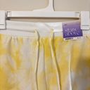 Stars Above by Target Women's Soft Fleece Lounge Shorts Tie dye yellow/white Large Photo 7