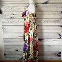 London Times Emiliana Silky Ivory Floral Midi Dress Photo 3