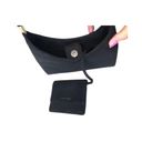 Nine West  Women Sleek Black Shoulder Bag Coin Purse Party Cocktail Black Clutch Photo 1