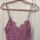 ASTR  the Label Lace A Line Midi Dress Size Medium Purple Photo 7