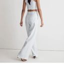 Madewell  The Harlow Wide-Leg Pant in 100% Linen in White NWT Photo 2