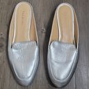 Talbots  Metallic Silver Slip-On Mules 10.5 Photo 5