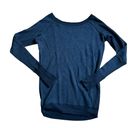 Lululemon  Chai Time Reversible Pullover II in Black / Heathered Deep Coal Small Photo 5