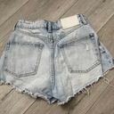 ZARA High Waisted Denim Jean Shorts  Photo 1