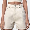 ZARA High Waisted Denim Shorts Photo 5