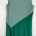 Maeve NWT  Anthropologie Cameron Striped Asymmetrical Swing Dress Sz Small Green Photo 7