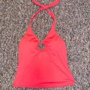 Anne cole Women’s  pink halter neck bikini tankini top  beach summer vacation Photo 0