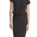 James Perse , New, Black Carbon Blouson Raglan Surf Jersey Midi Dress, XL (4) Photo 0