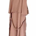 BCBGMAXAZRIA  Brielle Sleeveless Belted Trench Coat Mocha Beige Womens Size Large Photo 2