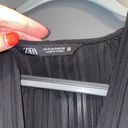 ZARA Black Pleated Top Photo 1