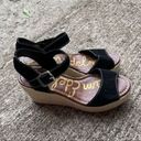 Sam Edelman  Women's Dimitree Espadrille Wedge Sandal Suede Upper Black Size 11‎ Photo 4