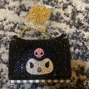 Sanrio Blingme  Kuromi Crystal Wallet on Chain Shoulder Bag Photo 0