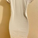 Discreet V Neck Ruched Dress short sleeve NWT Photo 4