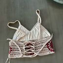 Full Tilt Womens Crochet Crop Top Tank Size M Photo 5