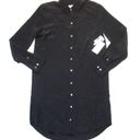 Equipment NWT  Essential in True Black Silk Button Down Shirt Dress S $325 Photo 1